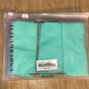 Underoutfit Women’s Everyday - U Bikini 3 pack - Aqua - Small - NIP